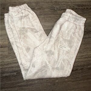 Comfrt Camo White and Gray Joggers Silver Birch